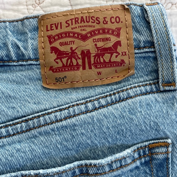Levi’s 501 Original Fit SZ 29x28 - Picture 7 of 8